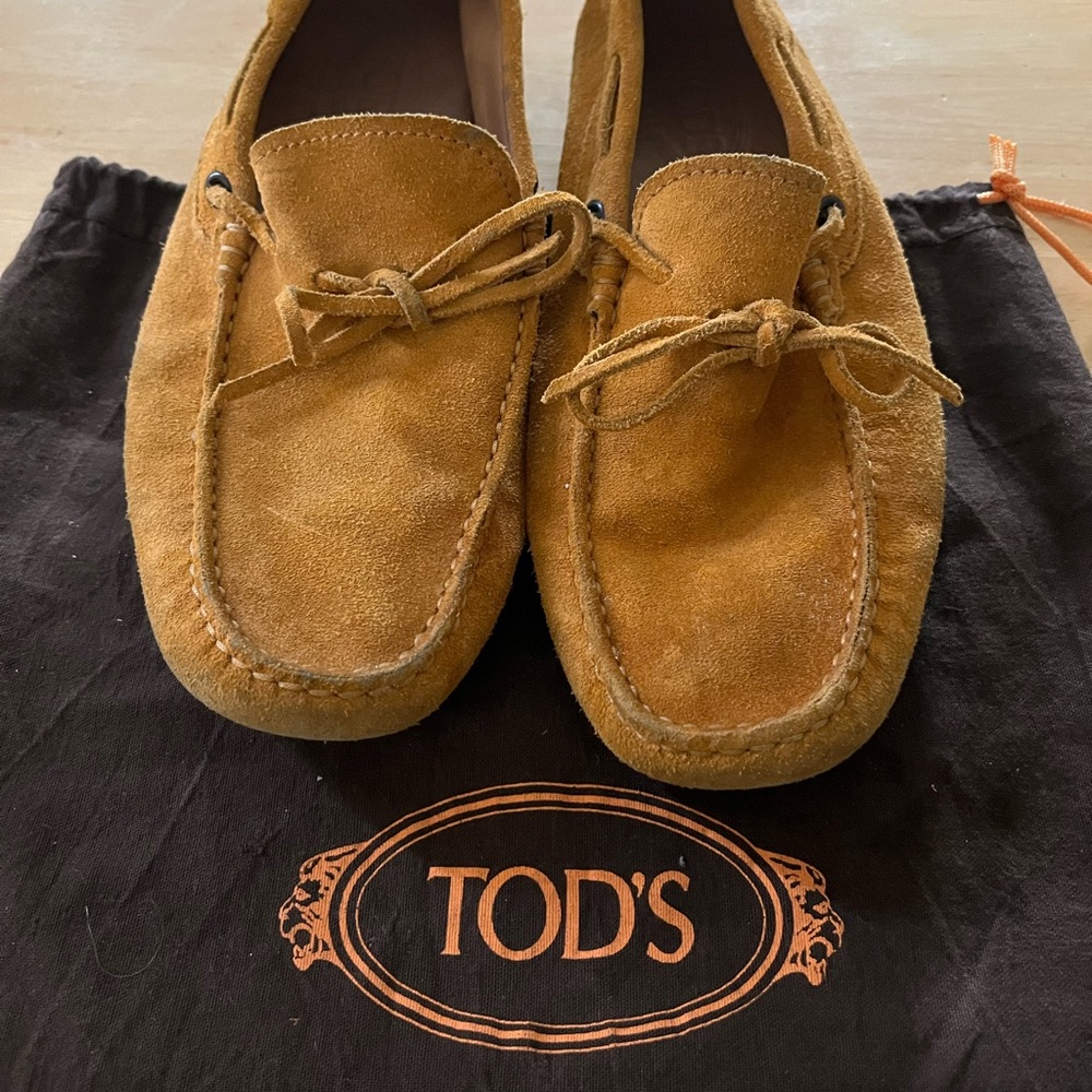 *Mens Tods Suede Driver 6 UK 7US*